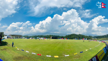 त्रिकोणात्मक टी-२० सिरिज: यूएईविरुद्ध नेपाललाई पहिलो सफलता, सोमपालले लिए विकेट 